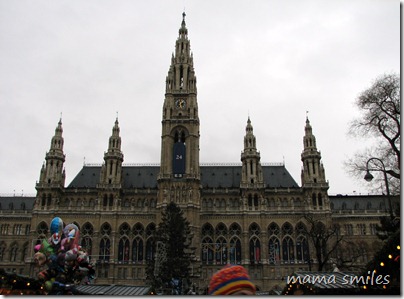 Vienna Rathaus at Christmastime