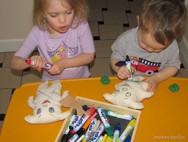 decorating monster stuffies