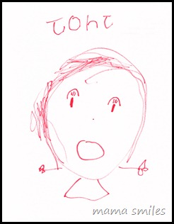 Johnny drawn by Emma