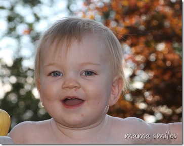 Lily smiles
