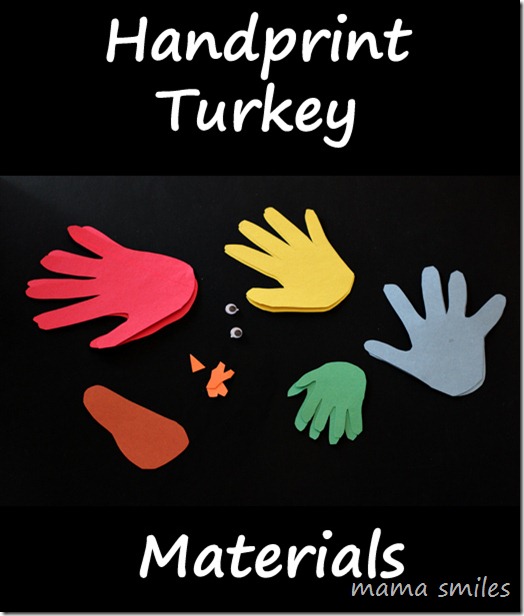 handprint turkey materials