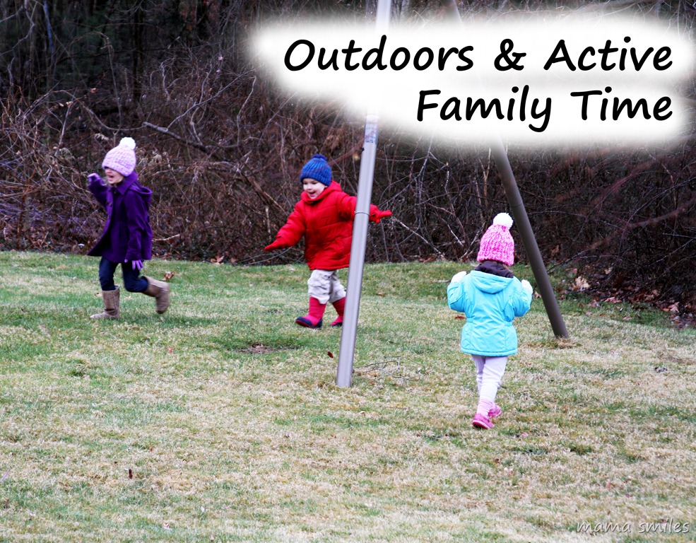 outdoors and active family time