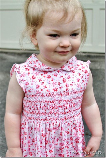 Lily in an old dress of Emma's