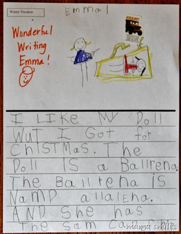 Winter vacation essay by Emma Winter vacation essay by Emma