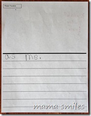 Winter vacation essay by Emma
