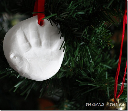Child to Cherish Handprint Ornament