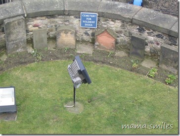 Cemetery for Soldiers' Dogs at Edinburgh Castle