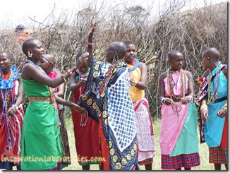 Masai women wedding ceremony