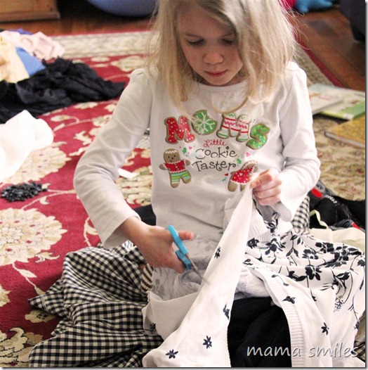 Fashion for kids: exploring design while upcycling clothing