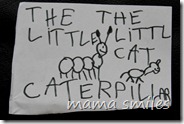 Page 2: The little caterpillar, the little cat