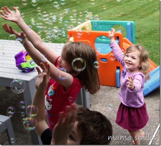 bubble fun for kids in the summer