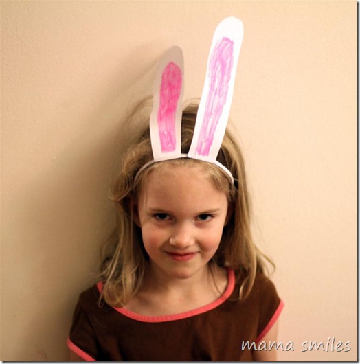 Bunny ears from Craft-A-Day by Sarah Goldschadt