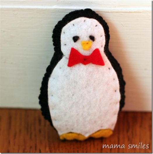 Penguin Stuffie from Craft-A-Day by Sarah Goldschadt