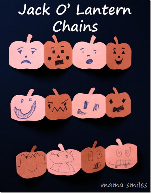 Pumpkin Jack O' Lantern Chains: Halloween Fun and Emotional Intelligence