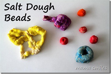 salt dough beads