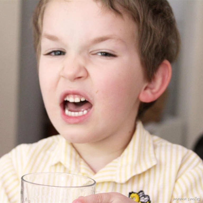 4yo reacts to tasting coconut milk 4yo reacts to tasting coconut milk