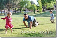 Lily and Johnny play with Uncle J