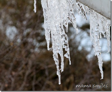 more icicles on our roof