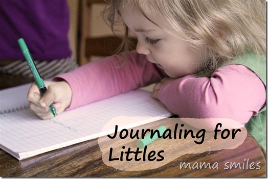 journaling for littles