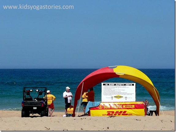 surf rescue tent
