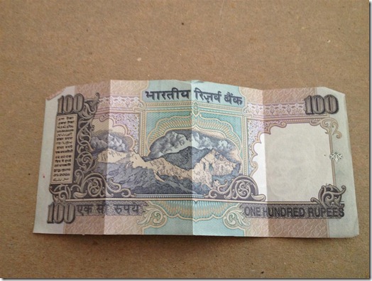 100 indian rupees