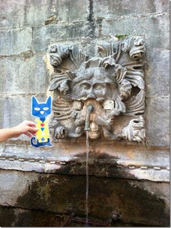drinking fountain in Dubrovnik Croatia