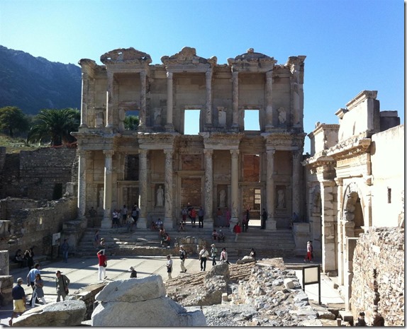 library in Ephesus, Turkey