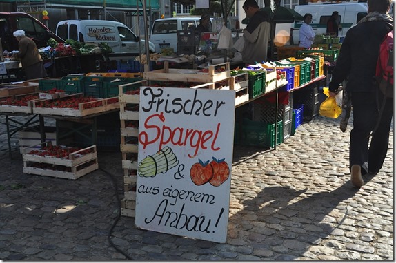 Freiburg Germany outdoor market