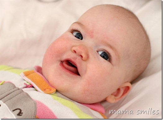 Anna, four months old