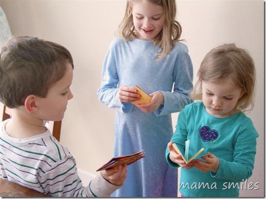 Admiring their HP mini photo books