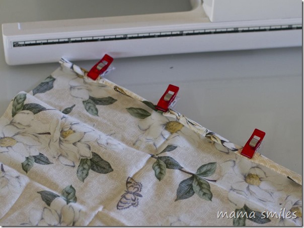 cloth napkins sewing tutorial