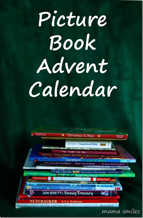 Make a picture book advent calendar to help kids get ready for Christmas