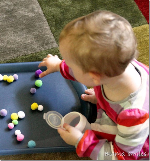 Montessori-inspired fine motor activity for toddlers