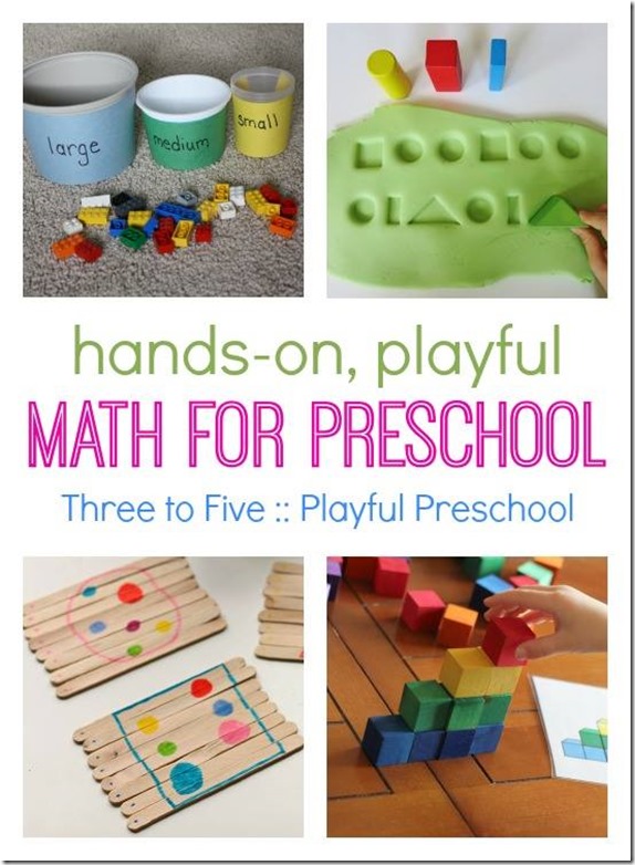 Math is fun! Playful ways to introduce your preschooler to mathematics