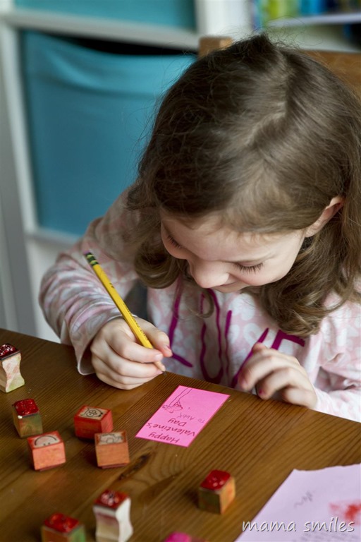 Personalizing Valentines gets kids thinking about what they like about each of their classmates