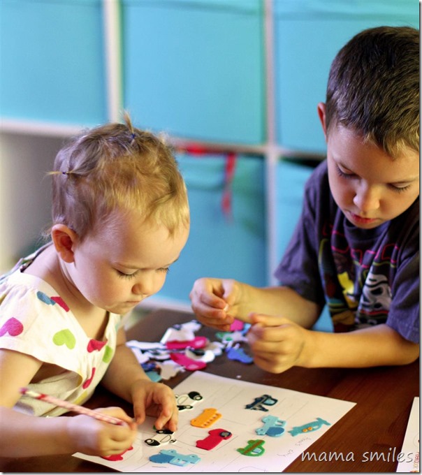 Sticker play helps toddlers develop fine motor skills and storytelling.