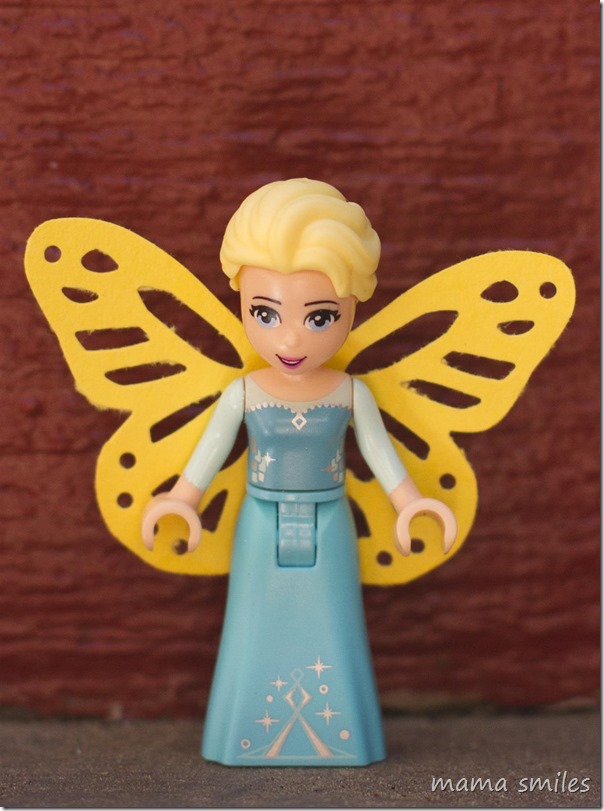 Turn your LEGO Elsa minifigure - or any LEGO minifigure - into a fairy!