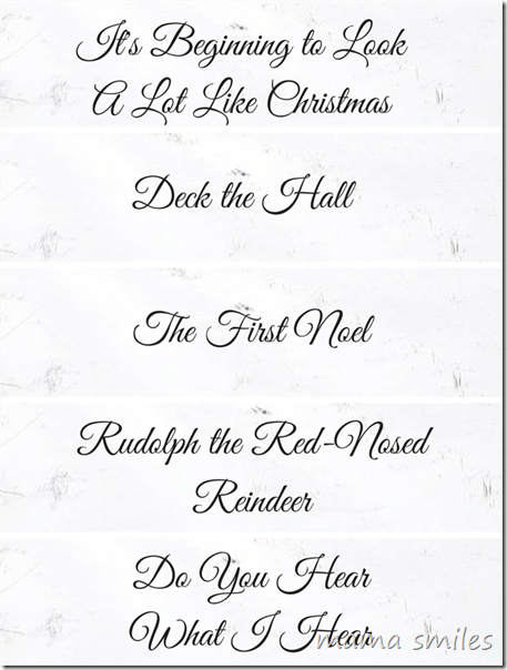Sing Christmas carols throughout December with this fun singing advent calendar printable!