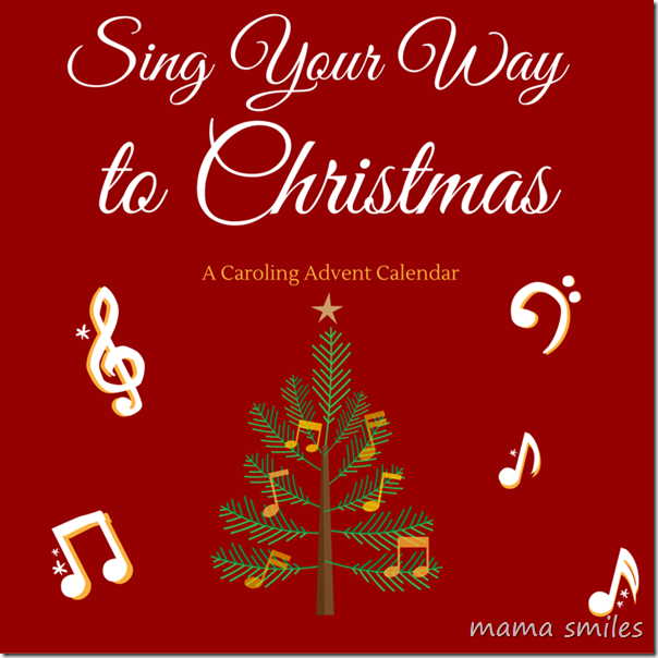 Sing your way to Christmas with this fun Christmas carol advent calendar free printable!
