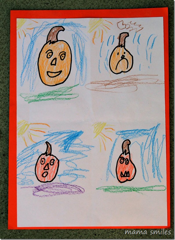 Using pumpkins to explore emotions and other easy pumpkin crafts for kids