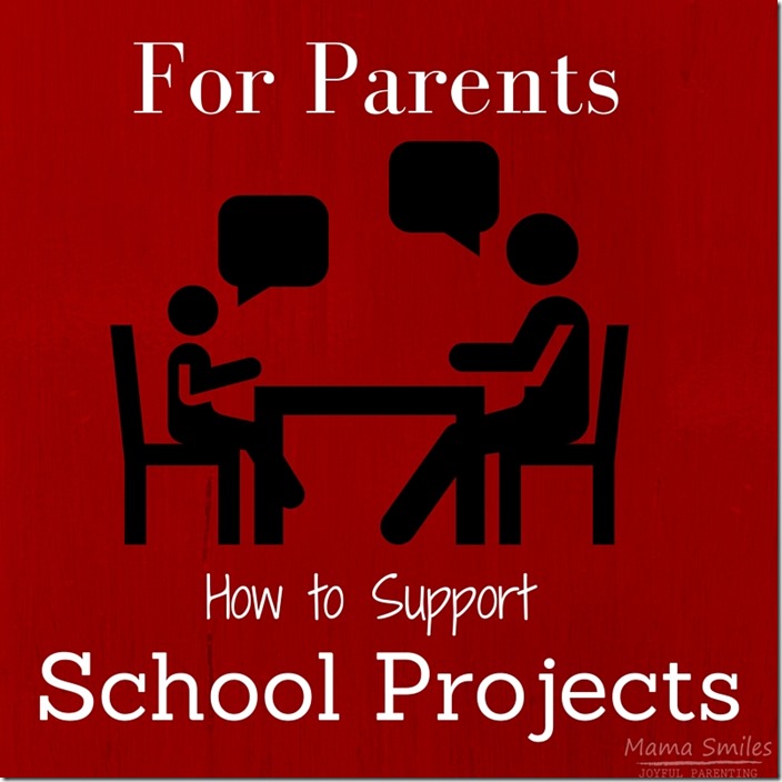 how parents can support school projects