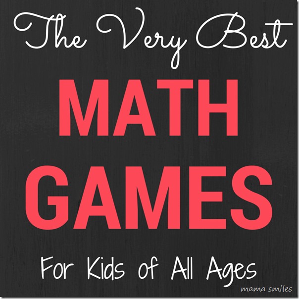 The very best math games for kids of all ages.