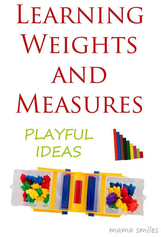 playful ways to learn weights and measures