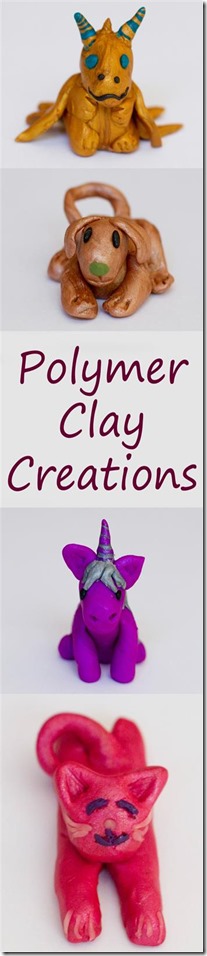 Polymer clay creations