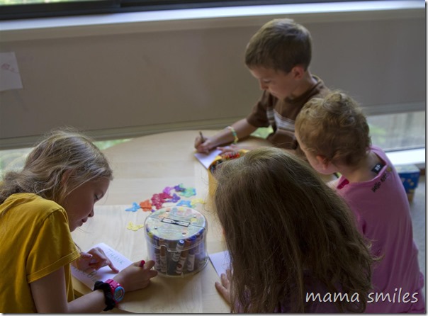 Kids enjoy making cards, and it is a wonderful way for them to connect with people they card about.