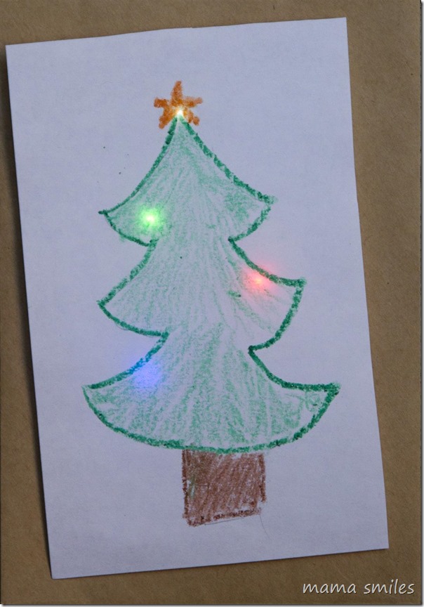 Light Up Christmas Card A Fun Holiday