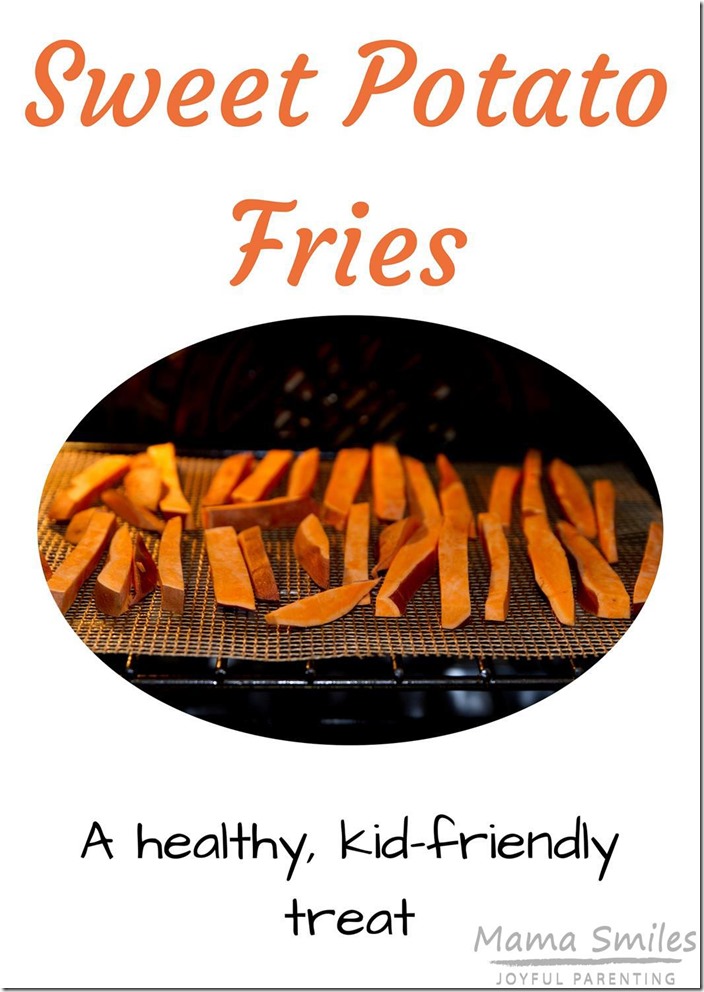 Sweet potato fries make a healthy, kid-friendly treat.