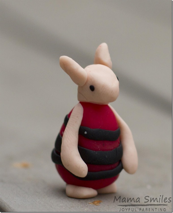 DIY Piglet Winnie the Pooh figurine