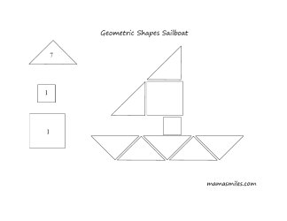 Geometric Shapes Boat