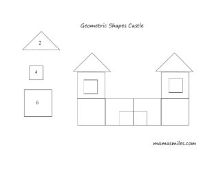Geometric Shapes Castle